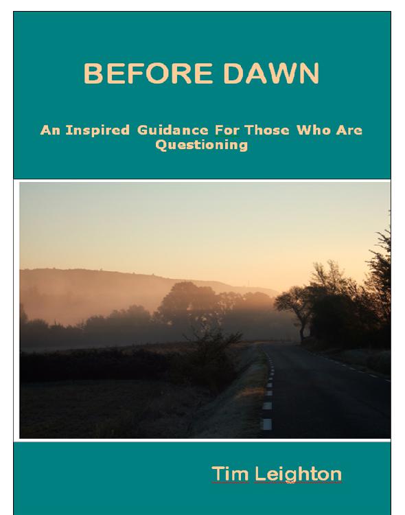 Cover of BEFORE DAWN An Inspired Guidance For Those Who Are Questioning